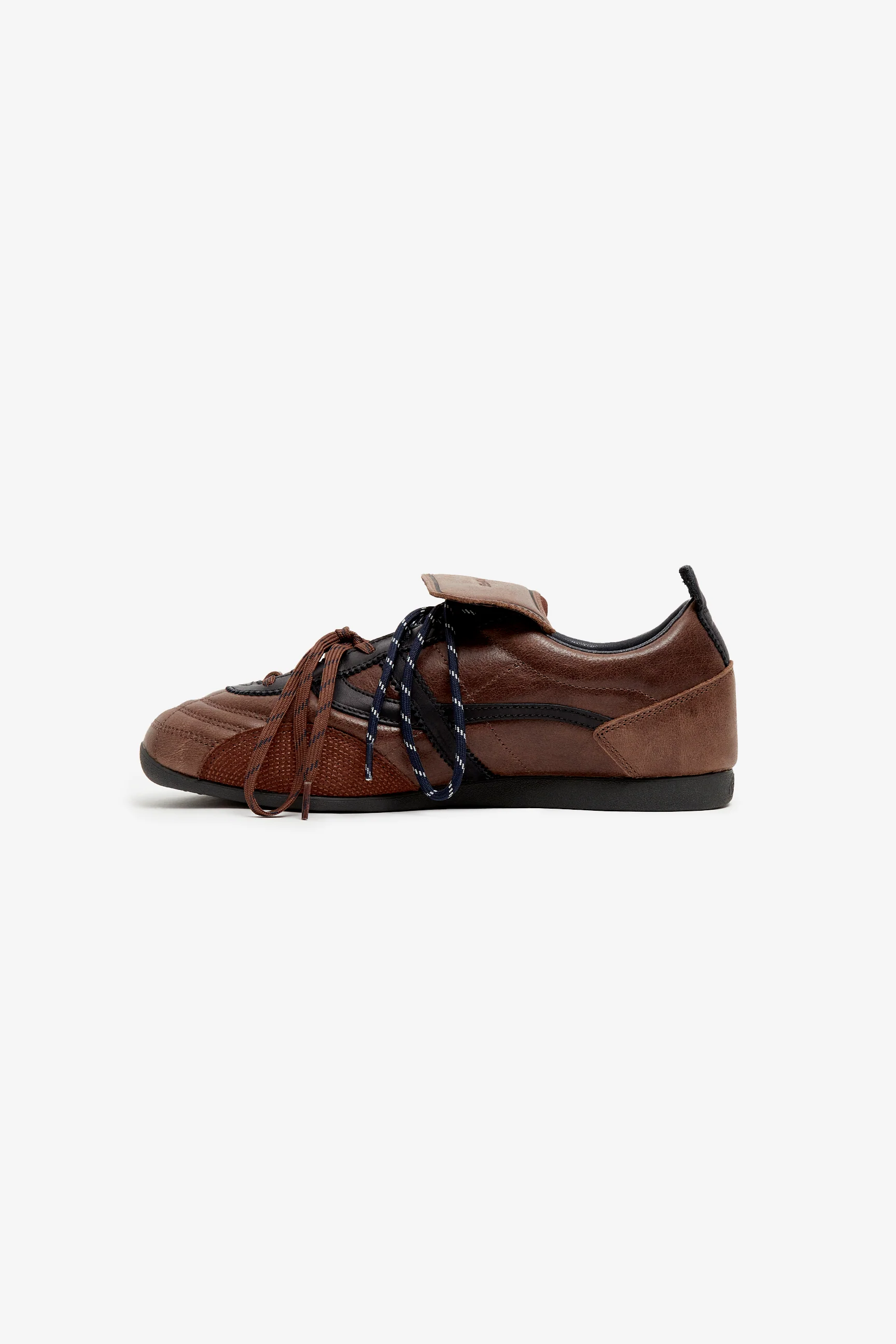 GEMINI SALA LEATHER BROWN NAVY - Image 3