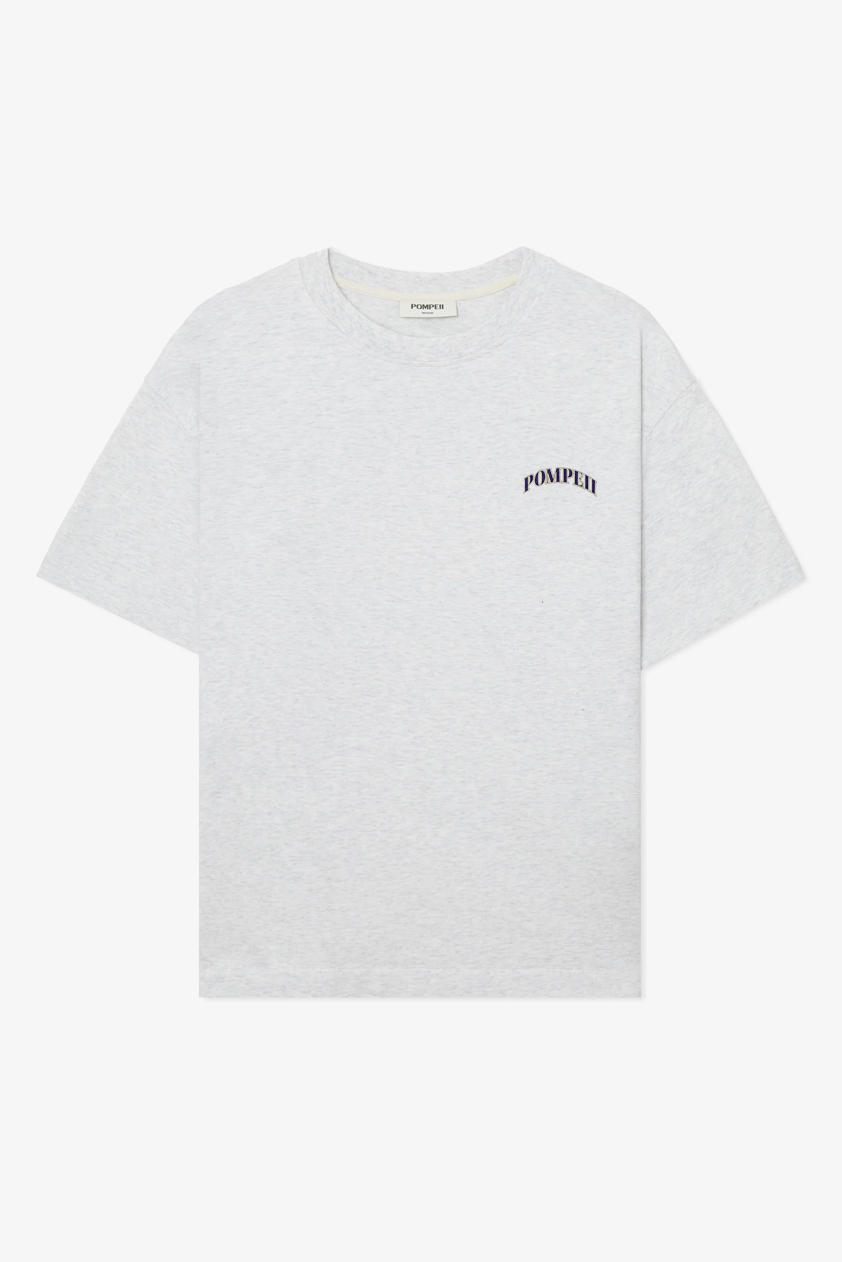 LIGHT GREY MELANGE MADRID BOXY TEE - Image 2