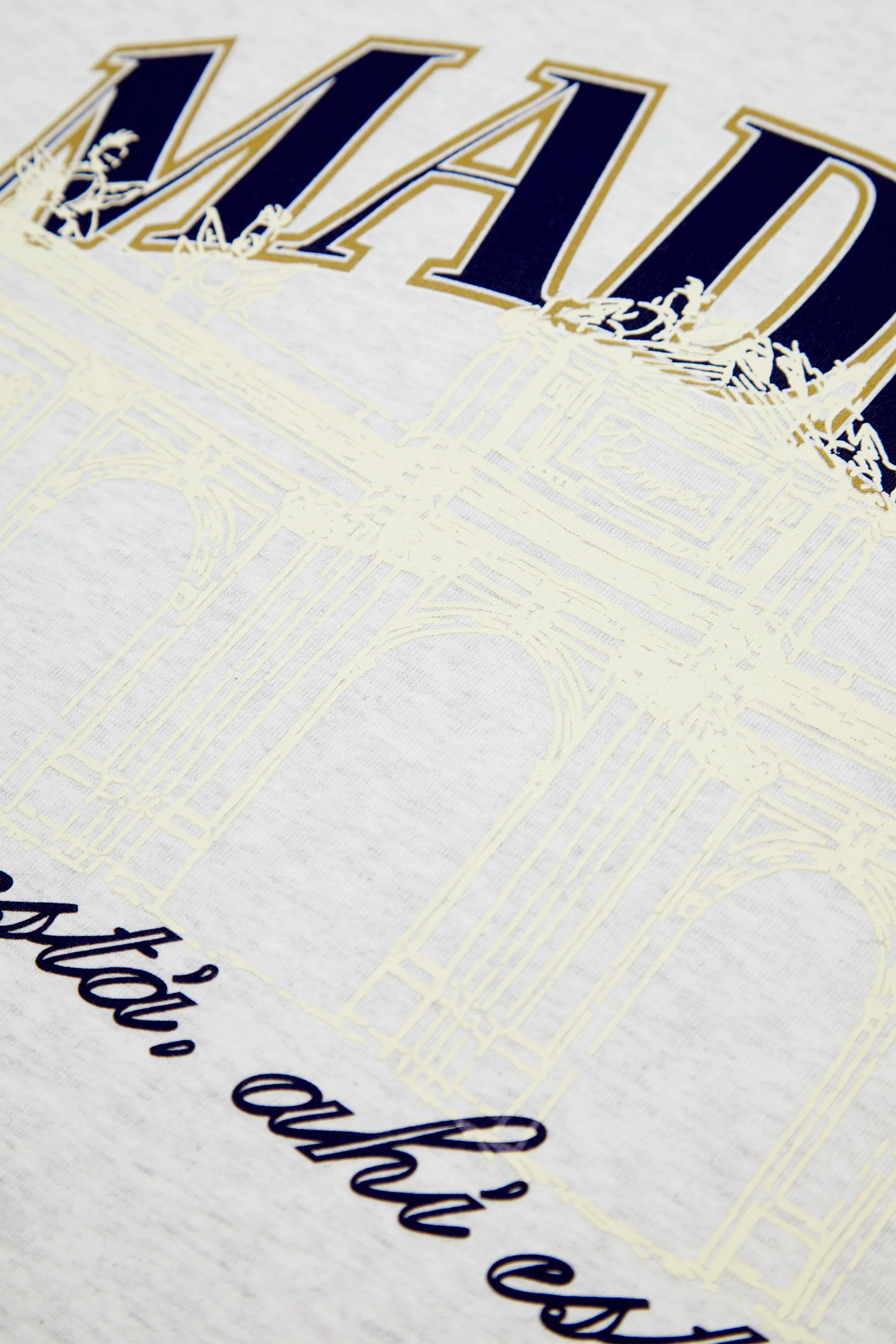 LIGHT GREY MELANGE MADRID BOXY TEE - Image 4