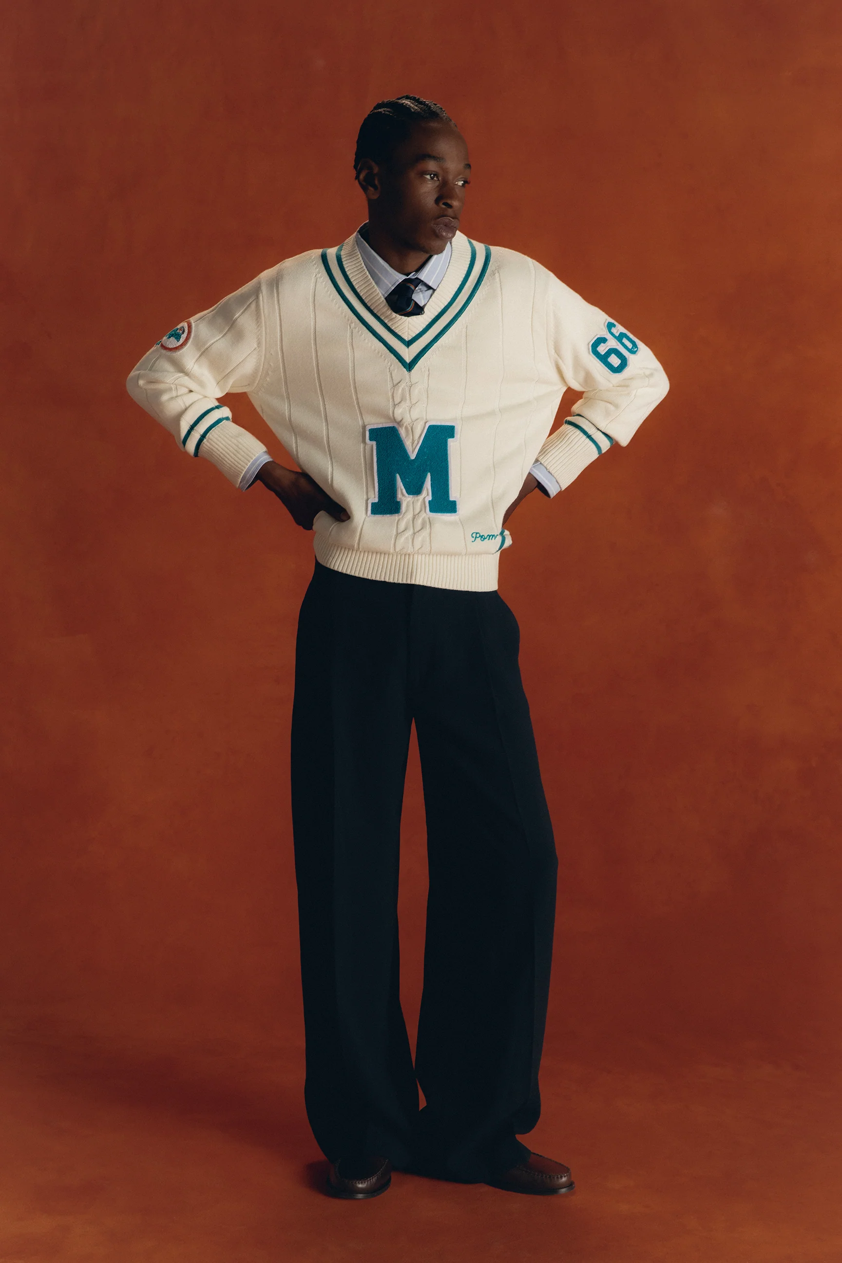 MIAMI DOLPHINS V-NECK KNIT - Image 3