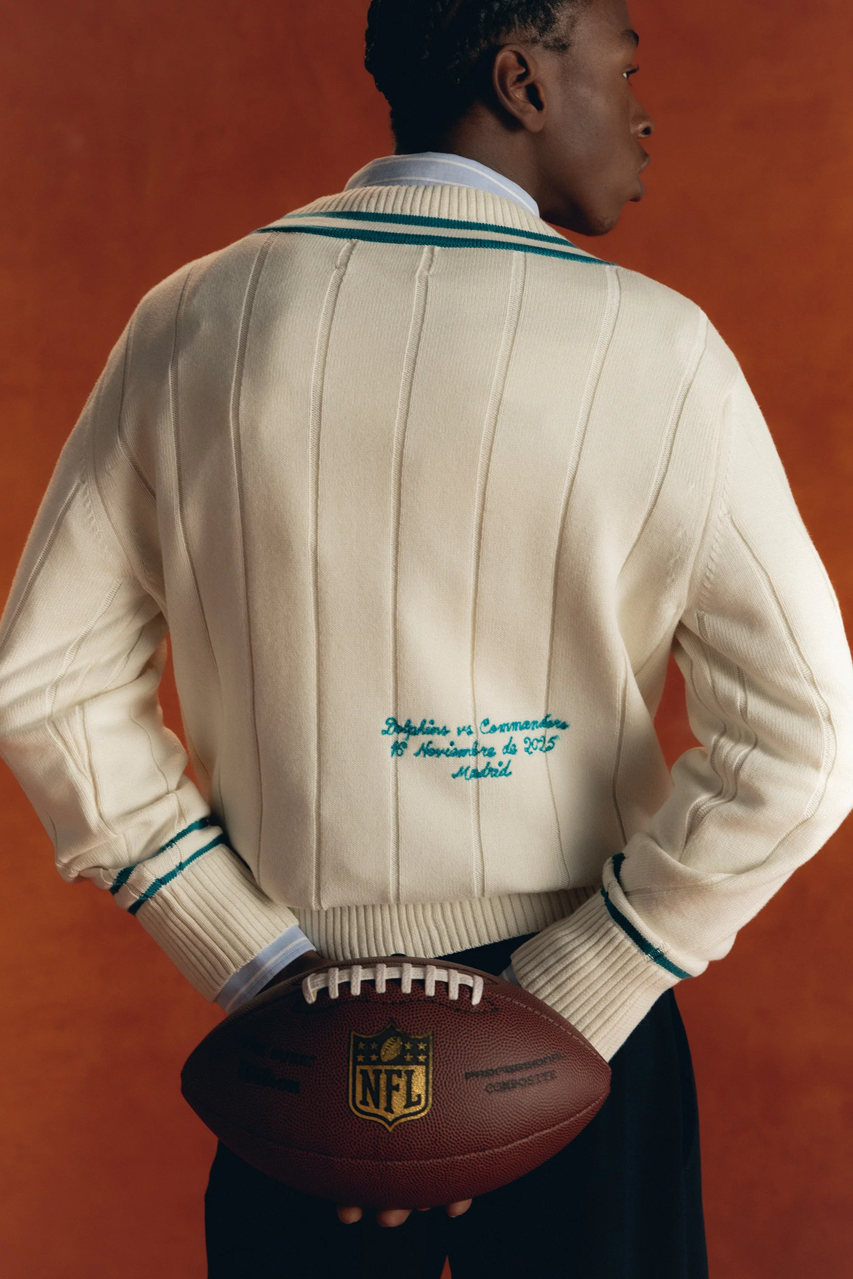 MIAMI DOLPHINS V-NECK KNIT - Image 4