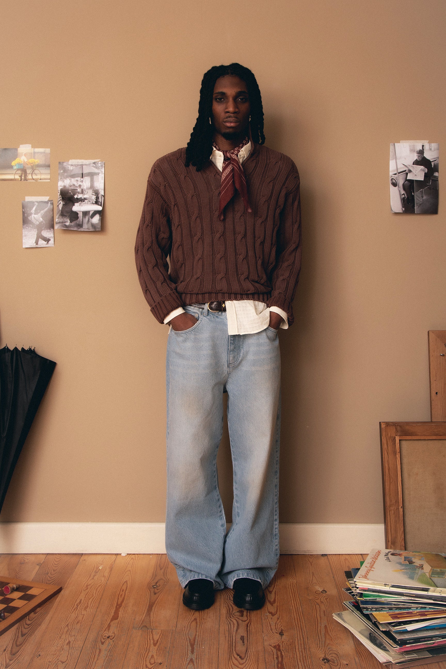 THE ART OF LIVING BROWN KNIT - Image 5