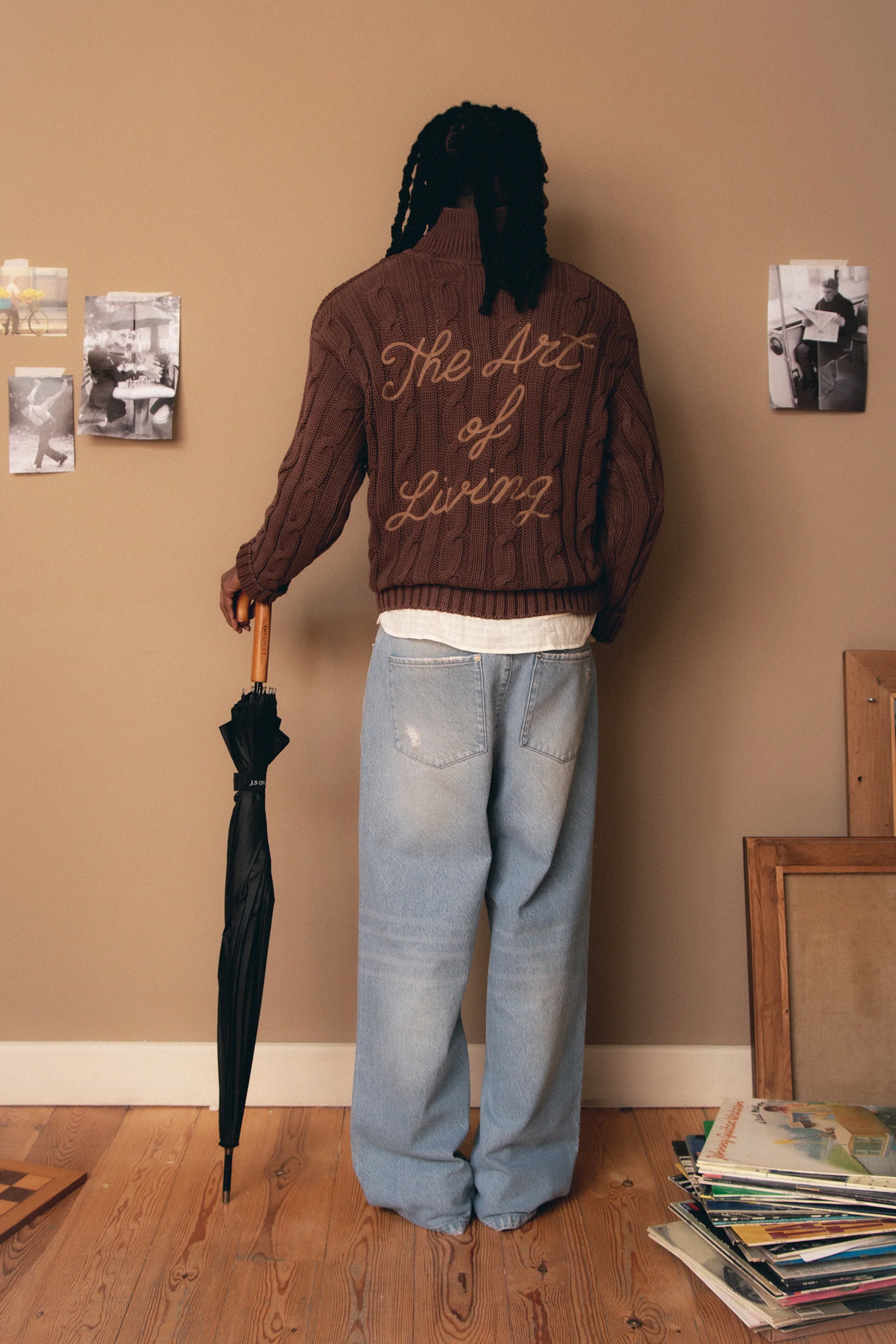THE ART OF LIVING BROWN KNIT - Image 6