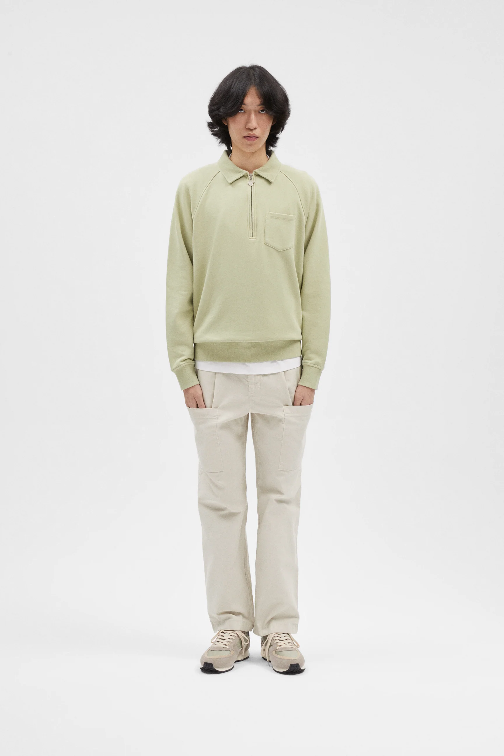 PISTACCHIO ZIPPER SWEAT - Image 5