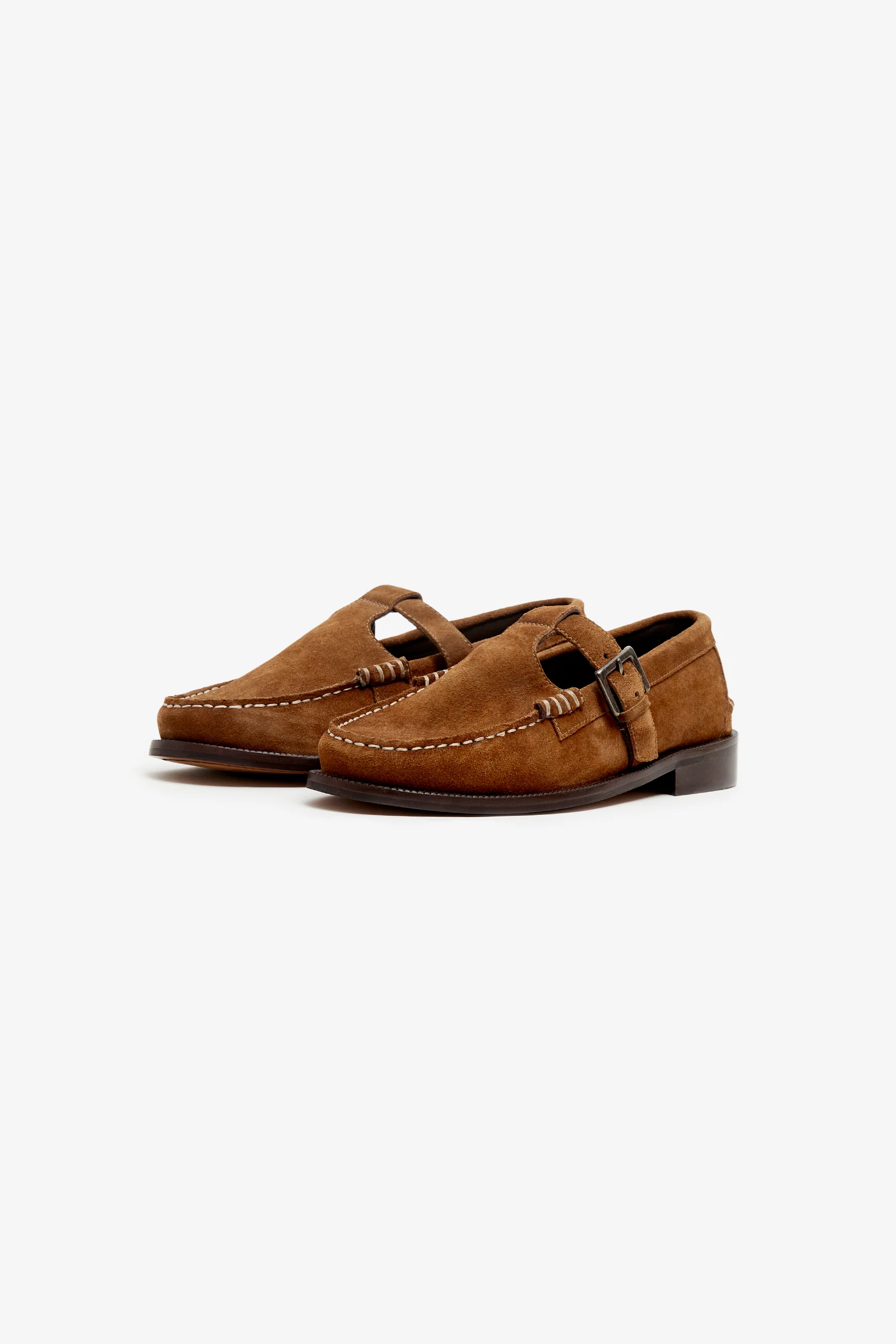 VEGA T BAR SUEDE CHESTNUT - Image 3