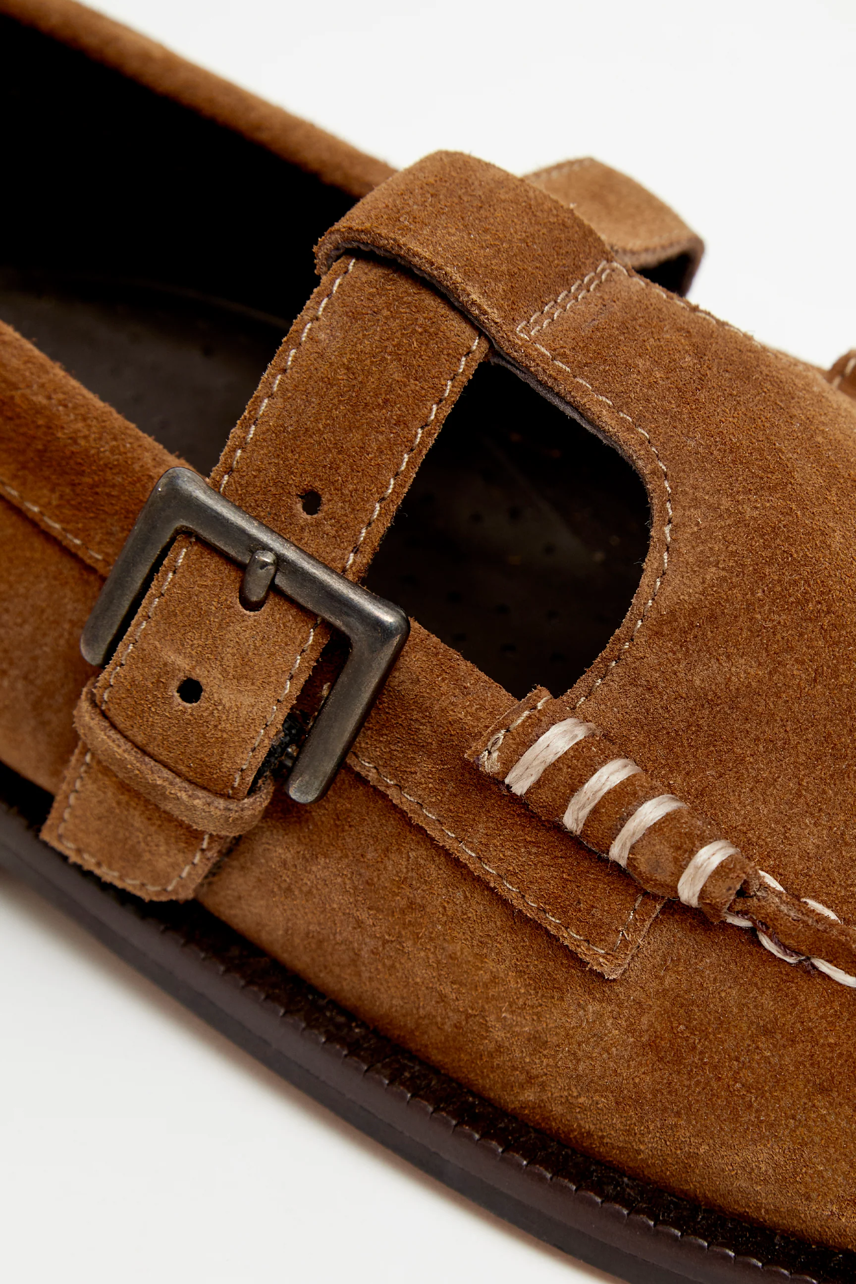 VEGA T BAR SUEDE CHESTNUT - Image 5