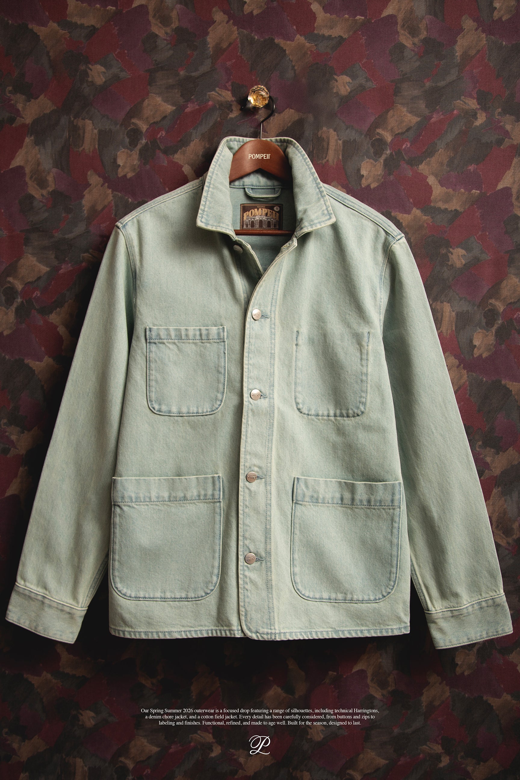 VINTAGE INDIGO DENIM CHORE JACKET - Image 7