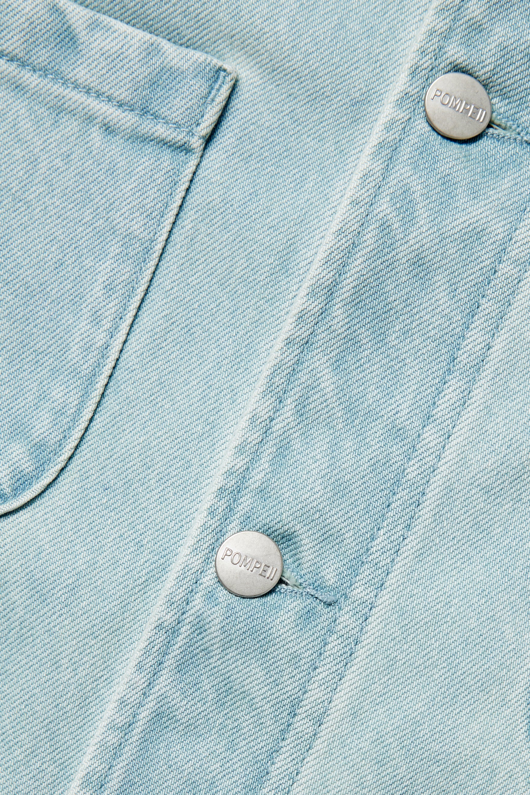 VINTAGE INDIGO DENIM CHORE JACKET - Image 8