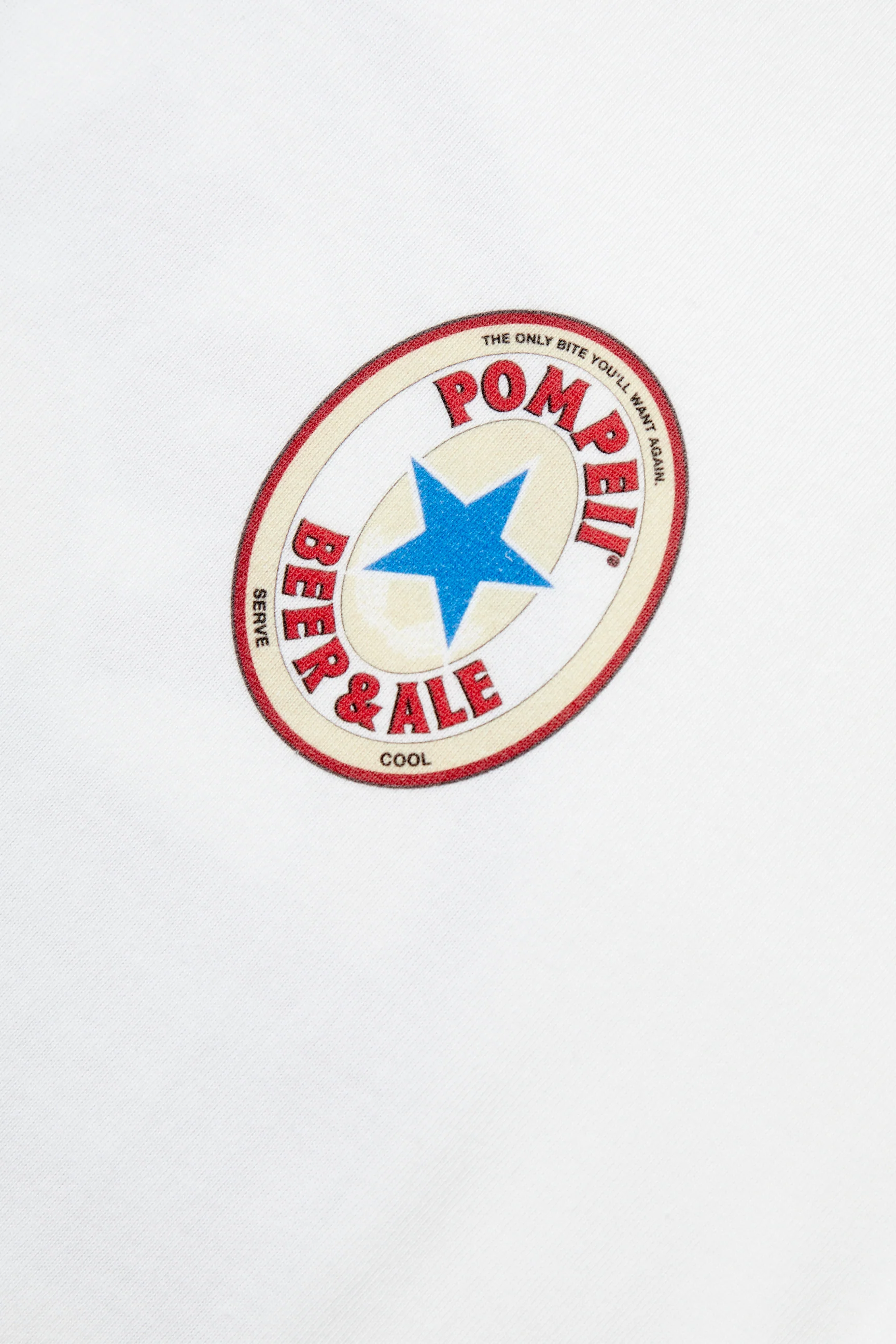 WHITE POMPEII BEER TEE - Image 3